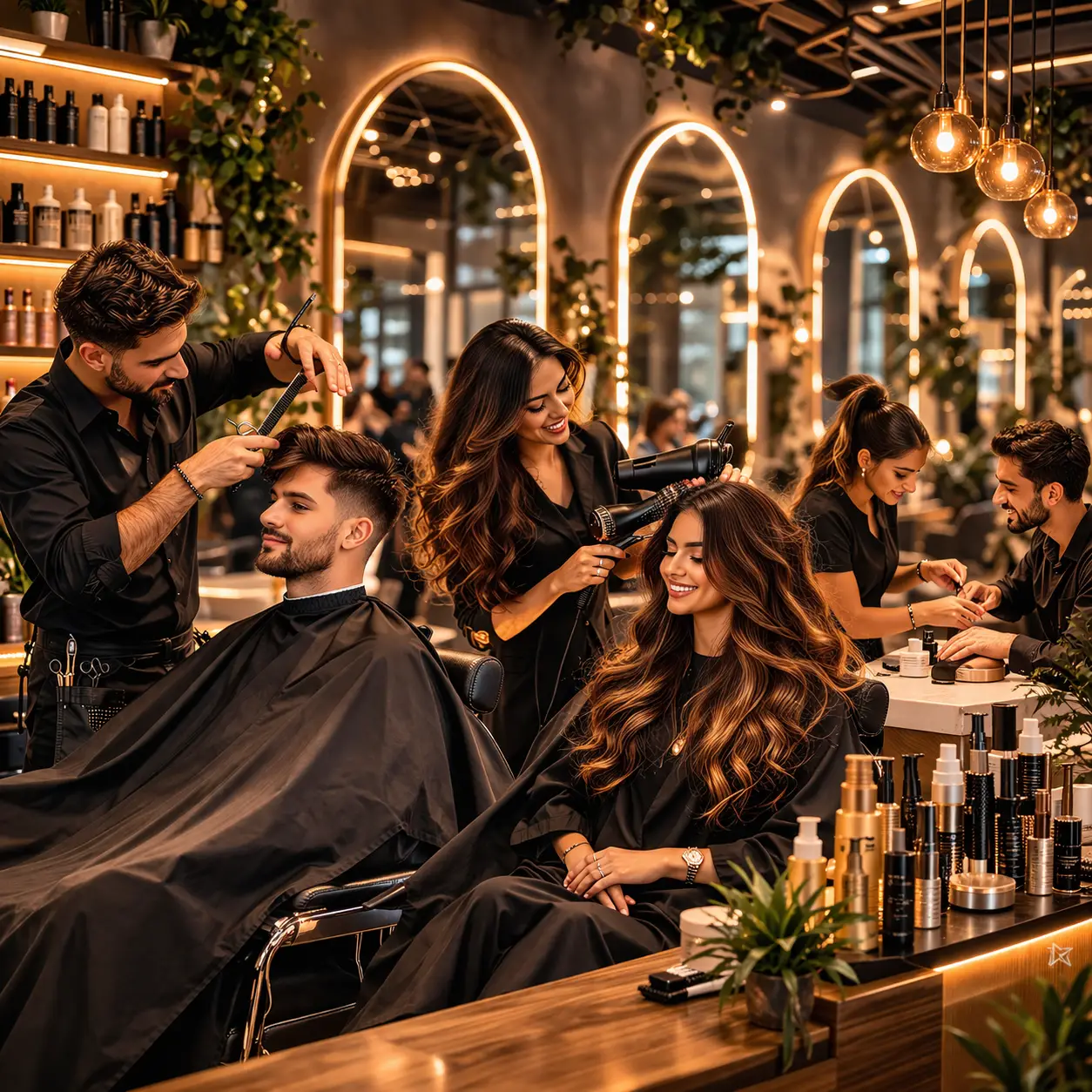 Jawed Habib Salon interior Pune